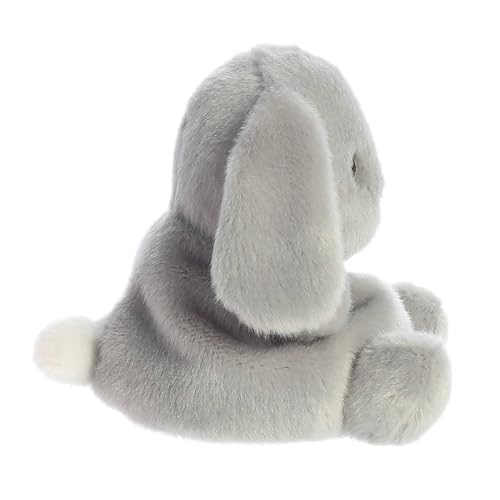 Aurora® Adorable Palm Pals™ Pebbles Bunny™ Stuffed Animal - Pocket-Sized Play - Collectable Fun - Grey 5 Inches - Image 3