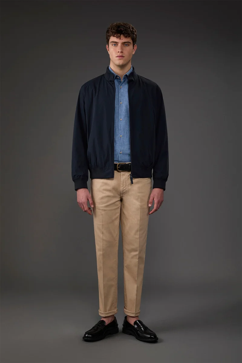Doppelganger Blue Men's Herrington Technical Jacket - DK Blue for Men | Best Price UAE
