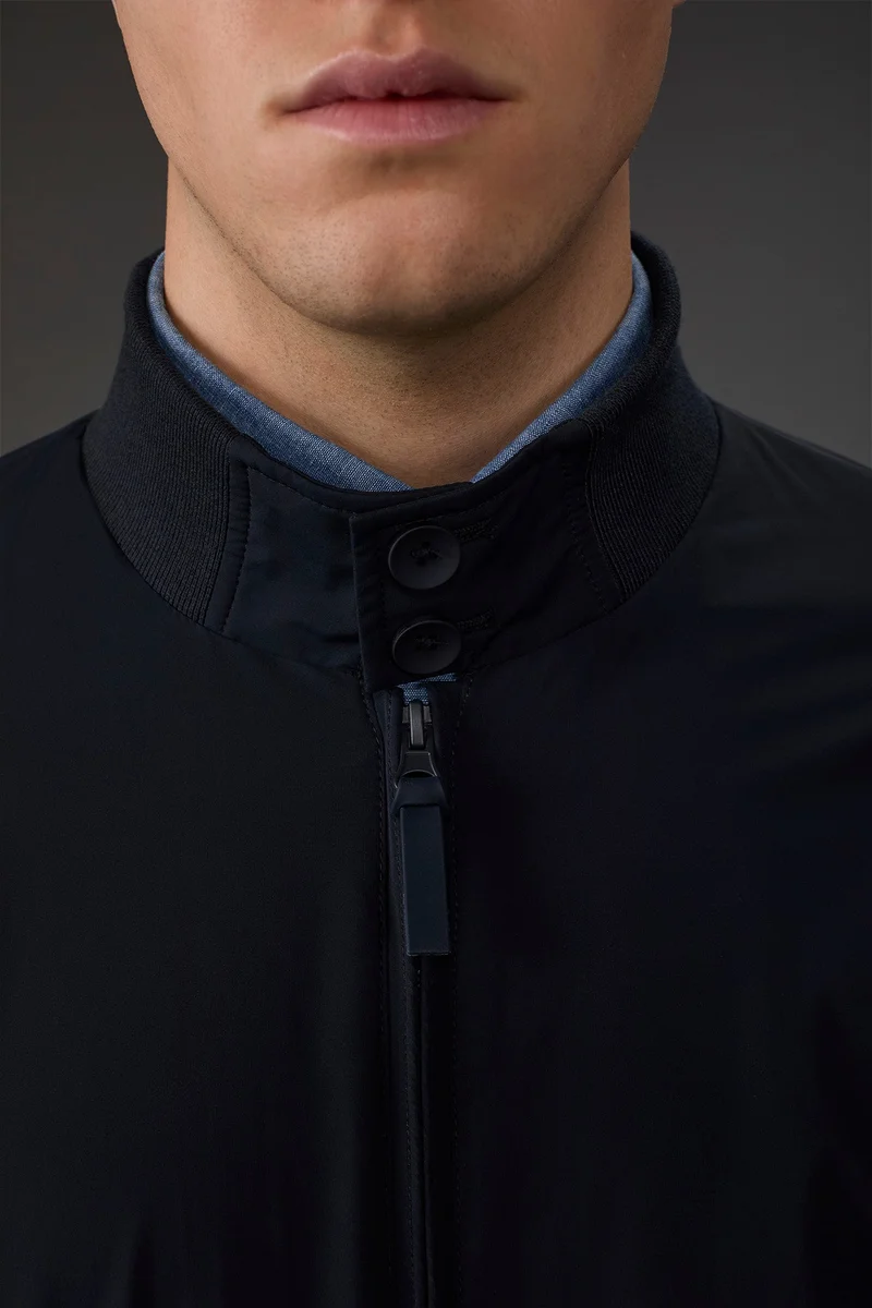 Doppelganger Blue Men's Herrington Technical Jacket - DK Blue for Men | Best Price UAE