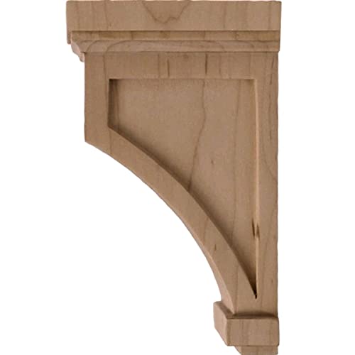 Ekena Millwork COR07X07X13FLAL Fluted Wood Corbels, 7"W x 7 1/2"D x 13"H, Alder - Image 4