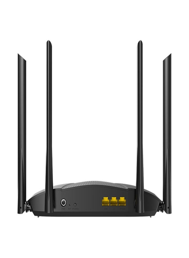 Tenda TX12, AX3000 Dual Band Gigabit Wi-Fi 6 Router, Wi-Fi+(Mesh System), Uses OFDMA+MU-MIMO technology Smart diagnosis, IPTV, IPv6, Smart LED on/off, supports mesh networking, Four 6dBi high-gain external antennas | TX12 black - Image 2