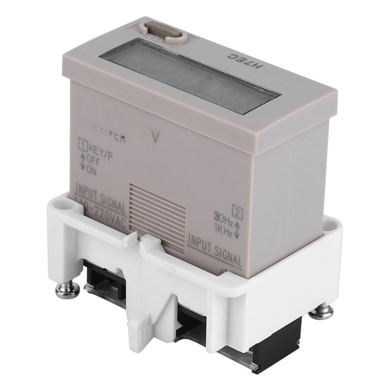 عداد كهربائي رقمي H7EC NFV AC 110-220V مع شاشة LCD مكونة من 8 أرقام - Image 3