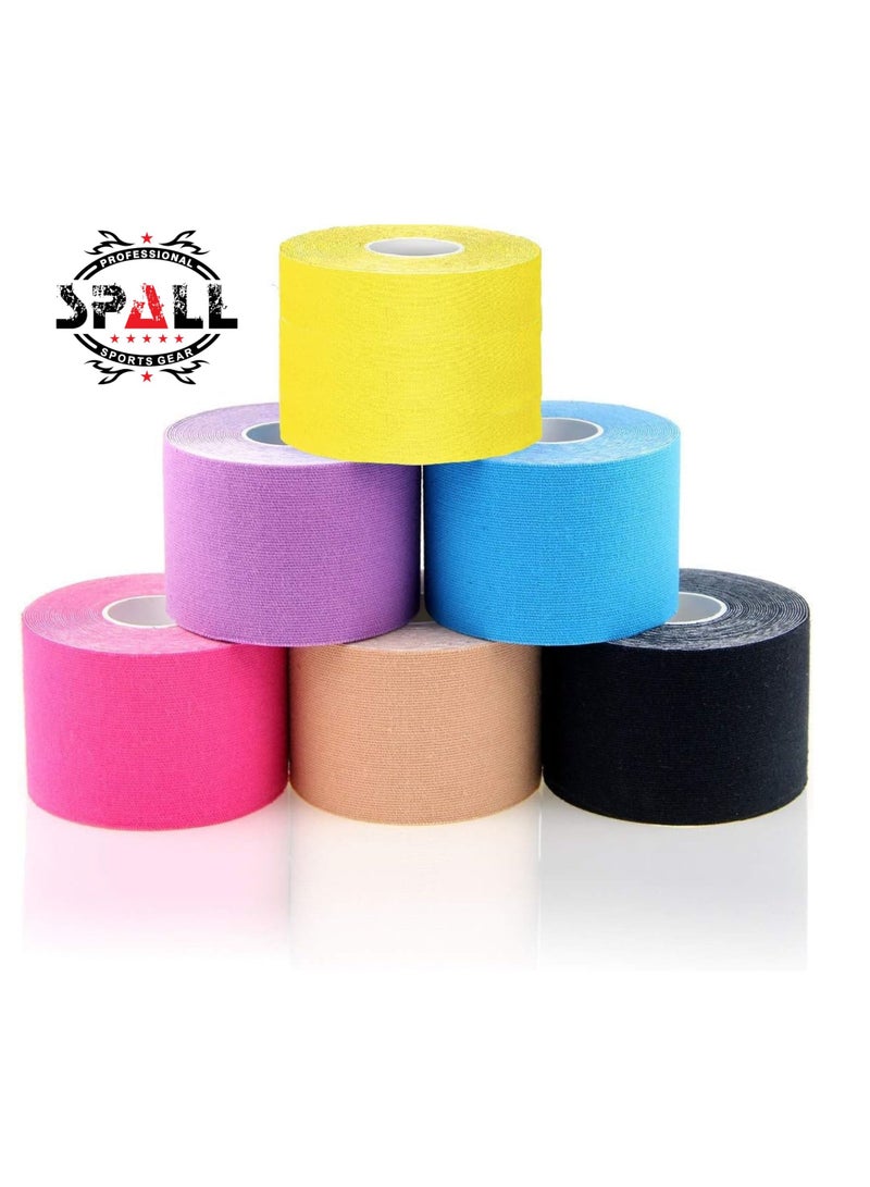 Spall Pack of Muscle Pain Relief Tape Waterproof Breathable Kinesiology Tape, Athletic Elastic Kneepad Muscle Pain Relief Knee Taping for Gym, Fitness Running, Tennis, Swimming Football - Image 4