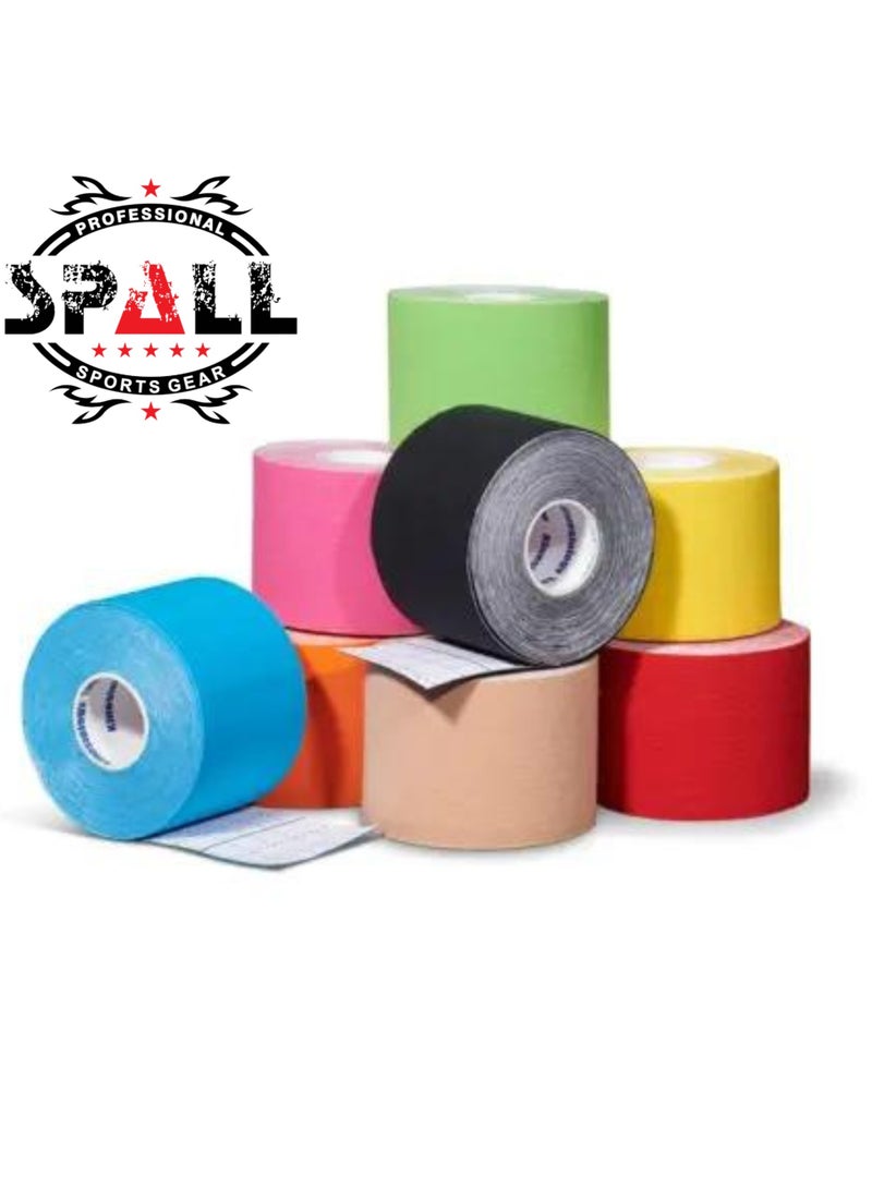 Spall Pack of Muscle Pain Relief Tape Waterproof Breathable Kinesiology Tape, Athletic Elastic Kneepad Muscle Pain Relief Knee Taping for Gym, Fitness Running, Tennis, Swimming Football - Image 1