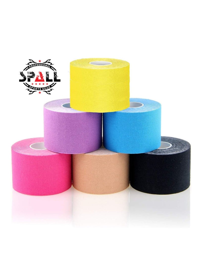 Spall Pack of Muscle Pain Relief Tape Waterproof Breathable Kinesiology Tape, Athletic Elastic Kneepad Muscle Pain Relief Knee Taping for Gym, Fitness Running, Tennis, Swimming Football - Image 5
