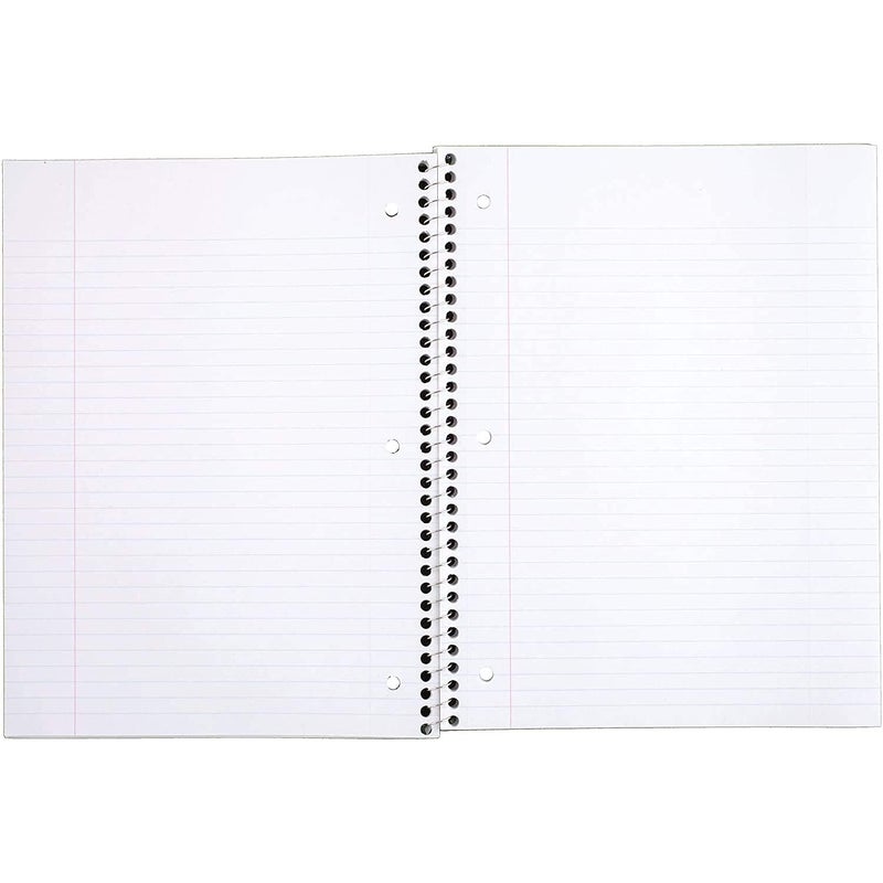Mead Spiral Notebook, 1 Subject, College Ruled Paper, 7-1/2" x 10-1/2", 70 Sheets, Color Will Vary (05512) - Image 3