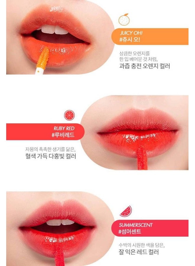 rom&nd Juicy Lasting Tintㅣ Vivid color, Juicy & Glossy Finish, Long-lasting, MLBB, Highly-Pigmented, Clear & Natural Makeup, Lip Tint for Daily Use, K-beauty, 5.5g / 0.2 oz (09 LITCHI CORAL) - Image 4