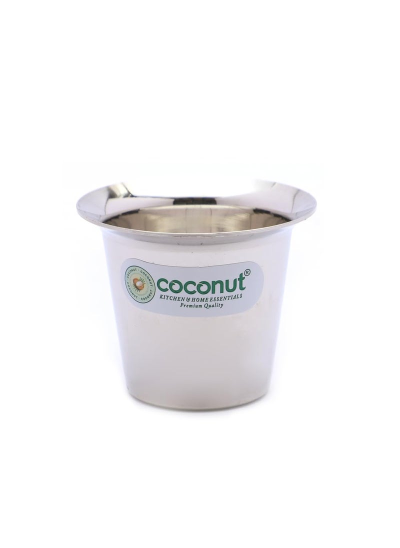 Coconut coconut Ezy Stainless Steel Double Walled Coffee/Tea Glasses - 6pc - 100ML Each  - Image 4