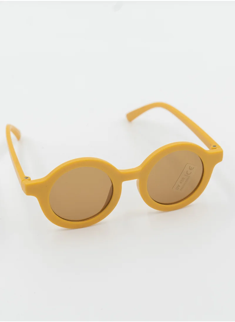 دىدانيالا Glasses and Headband Set For Babies and Girls Yellow Colour