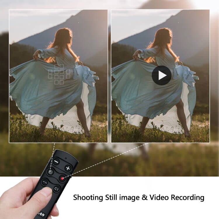 AODELAN Camera Remote Control Remote Shutter Commander for Sony ZV-E10,FX3,A1,a6100, a6400, a6600, a7C, a7 III, a7R III, a7R IV, a9, a9 II, DSC-RX0 II, DSC-RX100 VII, ZV-1; Replace Sony RMT-P1BT - Image 3
