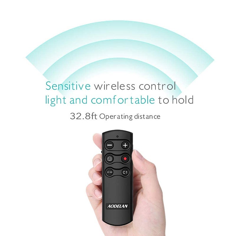 AODELAN Camera Remote Control Remote Shutter Commander for Sony ZV-E10,FX3,A1,a6100, a6400, a6600, a7C, a7 III, a7R III, a7R IV, a9, a9 II, DSC-RX0 II, DSC-RX100 VII, ZV-1; Replace Sony RMT-P1BT - Image 2