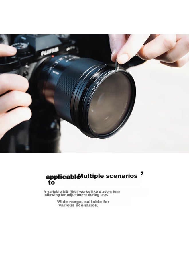 Kase Neutral Density Filter, Agc Adjustable Nd3-1000, 1.5-10 Stops, 77Mm Nd Filter, Medium Gray Density Filter, Low Color Temperature, Long Exposure, Water Flow, Slit, Slow Shutter, Agc Network Version - Image 3