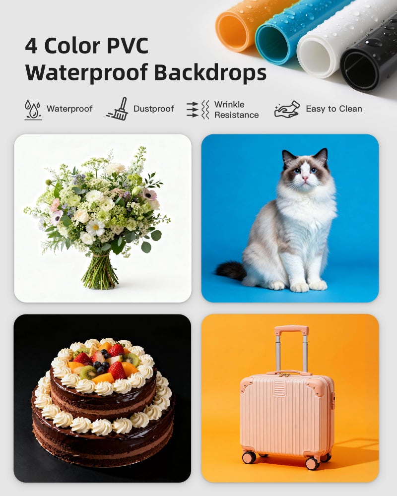 Glendan 32"x32" Light Box Photography, Large Photo Light Box with 3 Light Panels, 792 LED Beads, CRI >95, Professional Photo Booth Shooting Tent Kit with 4 Color Backdrops for Product Photography - Image 3