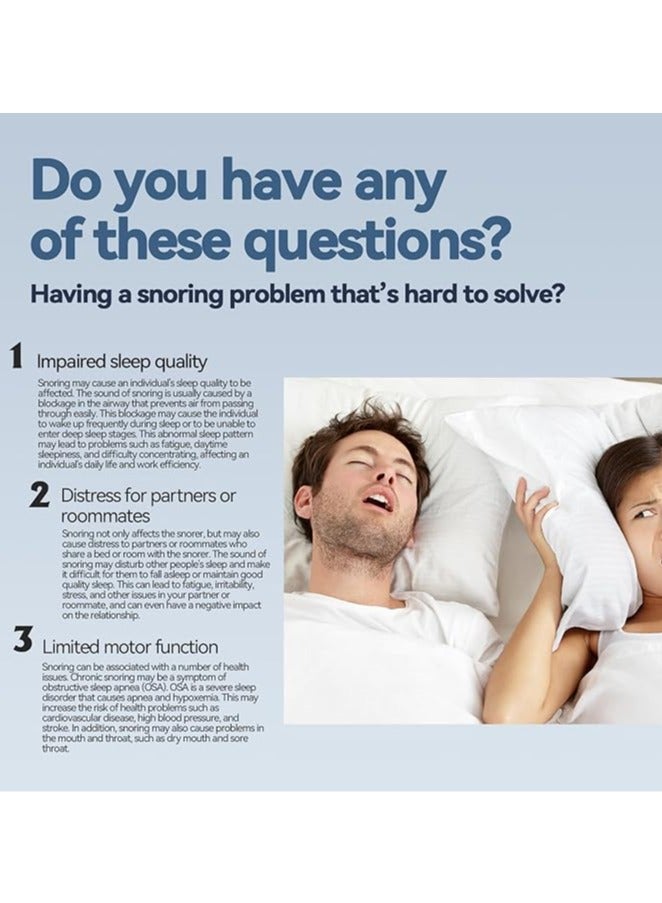 general Upgraded adjustable anti-snoring cap/reusable nozzle for both male and female night snoring - Image 5