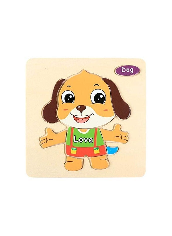 UKR Kids 1 Pc Wooden Puzzle – Animal, Fruit & Vehicle Puzzle for Children | Fun Educational Toy for Toddlers Age 3+ | Interactive Learning Puzzle for Fine Motor Skills & Cognitive Growth (assorted) - Image 4