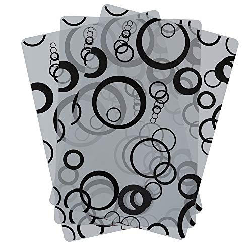 KANUSHI Industries® 1 Pc Fridge Cover for Top with 6 Utility Pockets + 3 Fridge Mats (FRI-SMALL-LEAVES-BLACK-01-M-15) - Image 4