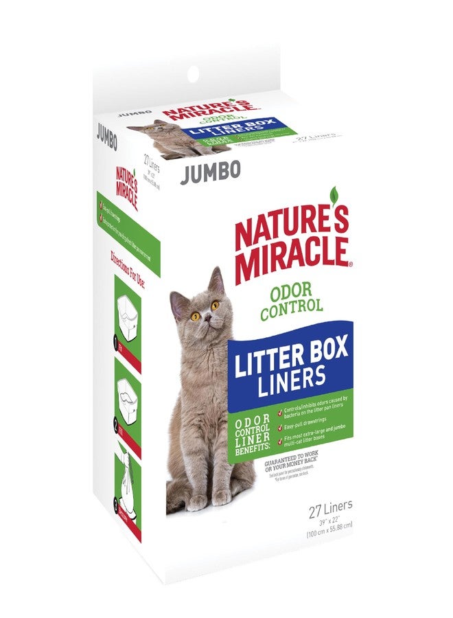 Nature's Miracle Nature’s Miracle Odor Control Litter Box Liners for Cats, 27 Count, Fit Most Extra-Large and Jumbo Multi-Cat Litter Boxes - Image 1