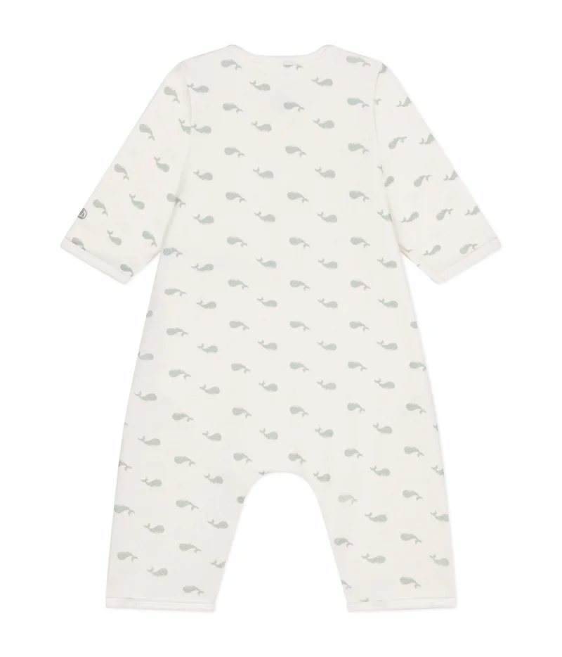 Petit Bateau Babies' footless cotton bodyjama