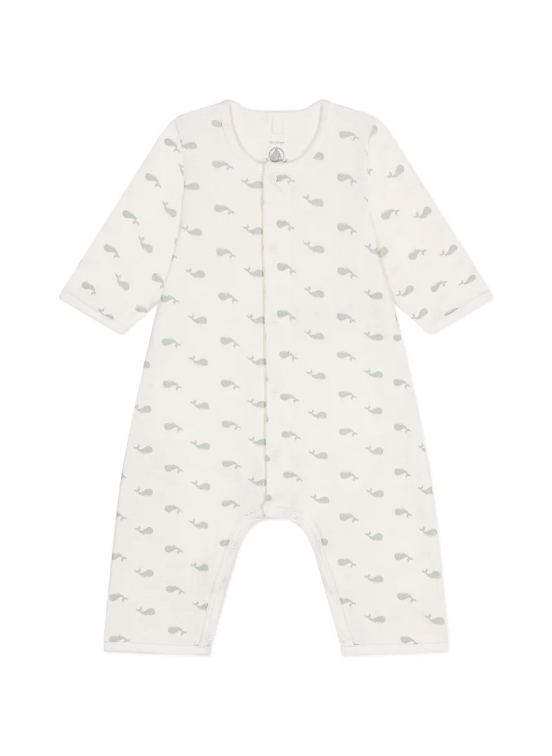 Petit Bateau Babies' footless cotton bodyjama