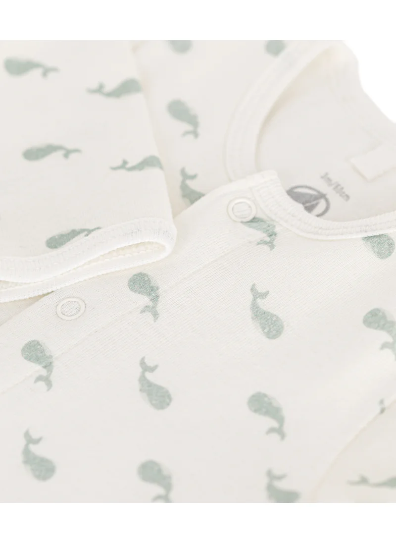 Petit Bateau Babies' footless cotton bodyjama