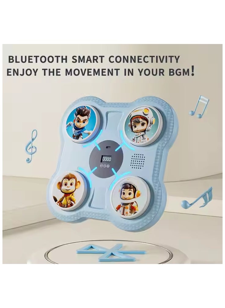 FARROBIZZ - Music Boxing Machine - Smart Music Boxing Machine with LED, Smart Boxing Machine Wall Mounted for Children, Boxing Machine for Home Exercise and Parent-Child Fun Gift - Image 1
