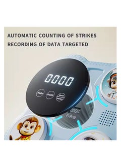 FARROBIZZ Music Boxing Machine - Smart Music Boxing Machine with LED, Smart Boxing Machine Wall Mounted for Children, Boxing Machine for Home Exercise and Parent-Child Fun Gift  - Image 3
