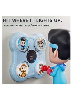 FARROBIZZ Music Boxing Machine - Smart Music Boxing Machine with LED, Smart Boxing Machine Wall Mounted for Children, Boxing Machine for Home Exercise and Parent-Child Fun Gift  - Image 4