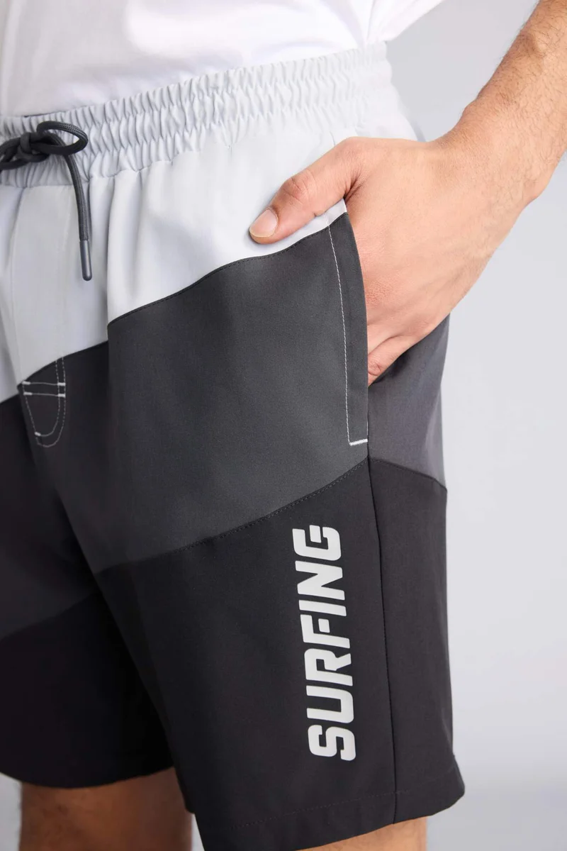 Defacto  Regular Fit Printed Short Swim Shorts for Men | Best Price UAE
