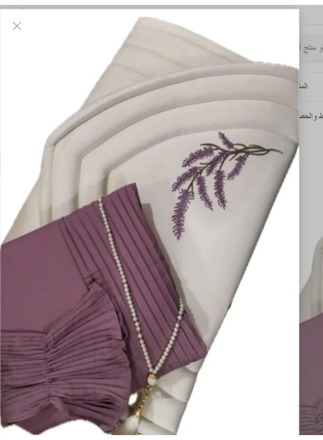 Gerenic Carpet set with a sheet of prayer for women