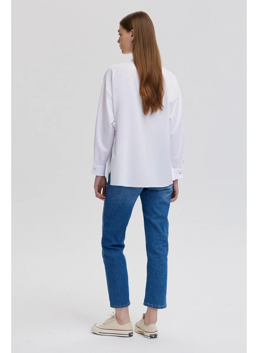 تاتشي Poplin Shirt with Rope Detail