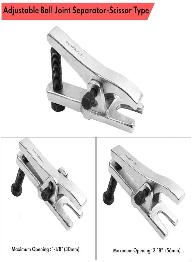 TOMMARS Ball Joint Separator, Tie Rod End Tool Pitarm Arm Puller for Front End Service, Ball Joint Separator Tie Rod Removal Tool - Image 3
