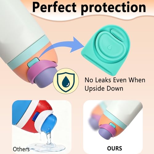 NTIERA 8PCS Replacement Silicone Rubber Seal for Owala FreeSip, Gasket Stopper Compatible with Owala Water Bottle Lid Parts 16/24/25/32/40oz, Leakproof, BPA-Free, Gasket Only (Mix-1) - Image 3