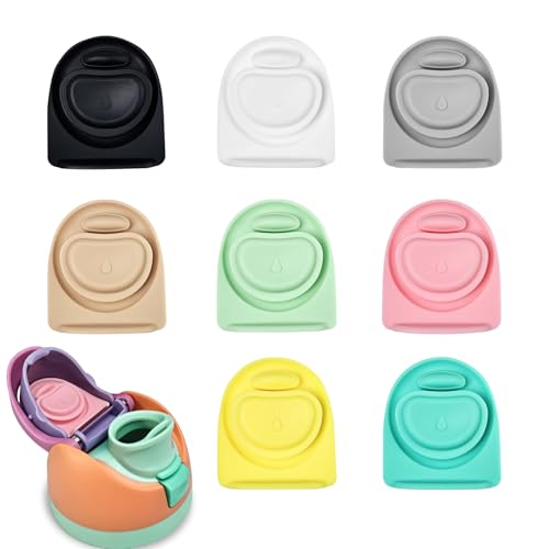 NTIERA 8PCS Replacement Silicone Rubber Seal for Owala FreeSip, Gasket Stopper Compatible with Owala Water Bottle Lid Parts 16/24/25/32/40oz, Leakproof, BPA-Free, Gasket Only (Mix-1) - Image 1