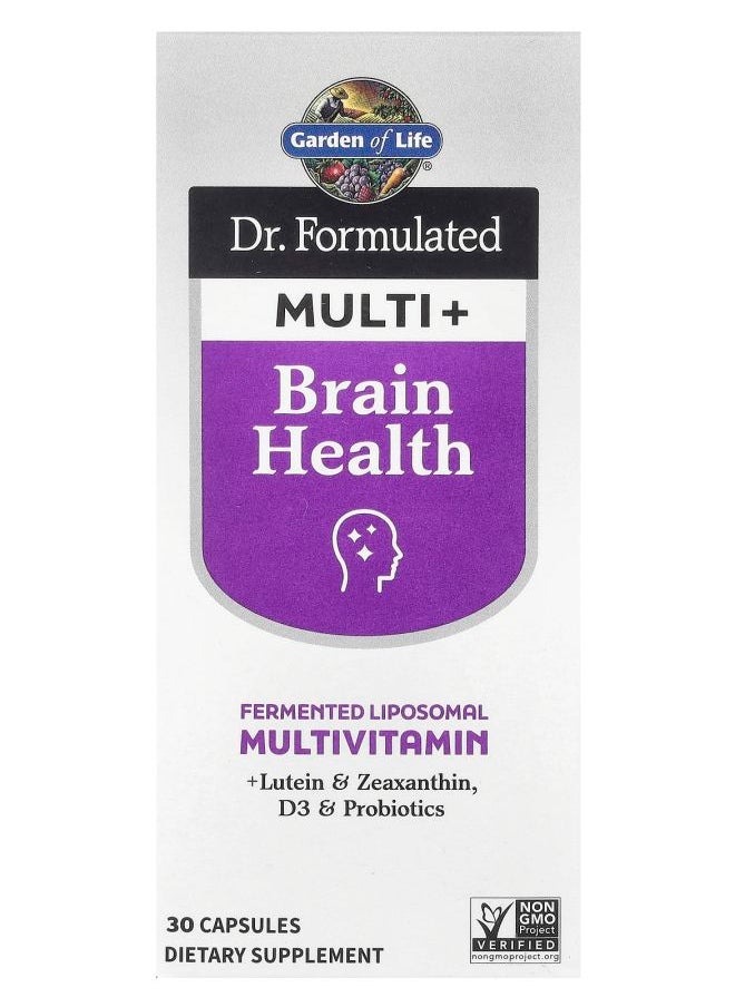 Garden of Life Dr. Formulated Multi+ Brain Health 30 Capsules 