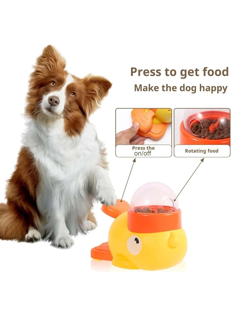 general 2-in-1 Interactive Dog Slow Feeder Puzzle Toy, Duck-Shaped Pets Food Dispenser with 3 Size Food Outlet Dog Treat Dispensing for Healthy Eating - Image 3