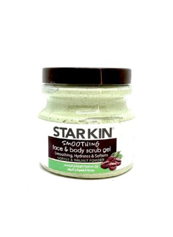 Starkin Smoothing Face & Body Scrub with Coffee & Walnut Powder 300g