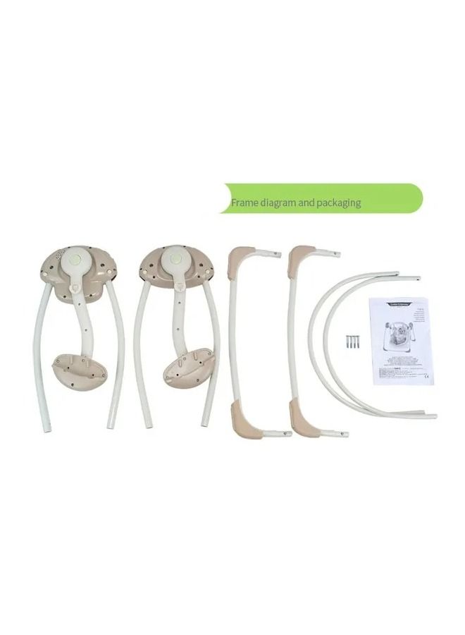 1-Piece Multifunctional Baby Electric Rocking Chair,Baby Cradle Foldable Comfort Music Chair - Image 4