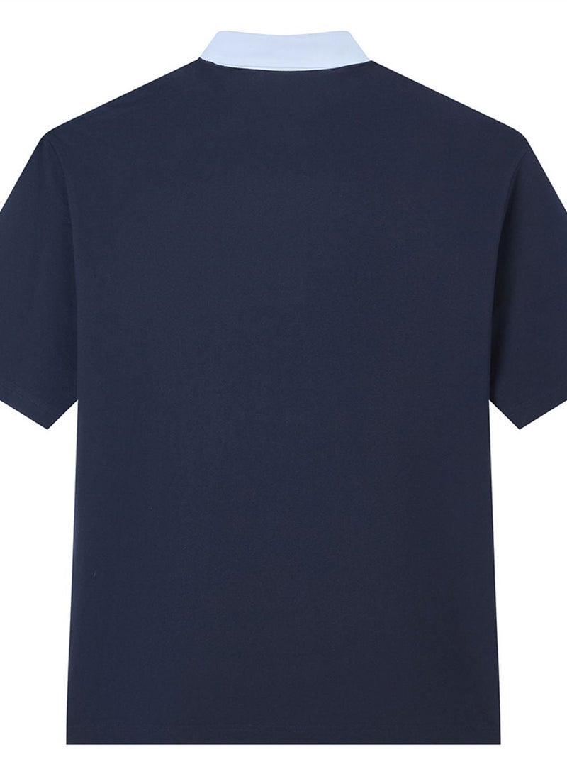 GIORDANO Men's Relax Fit Bold Polo with Embroidery - Image 4