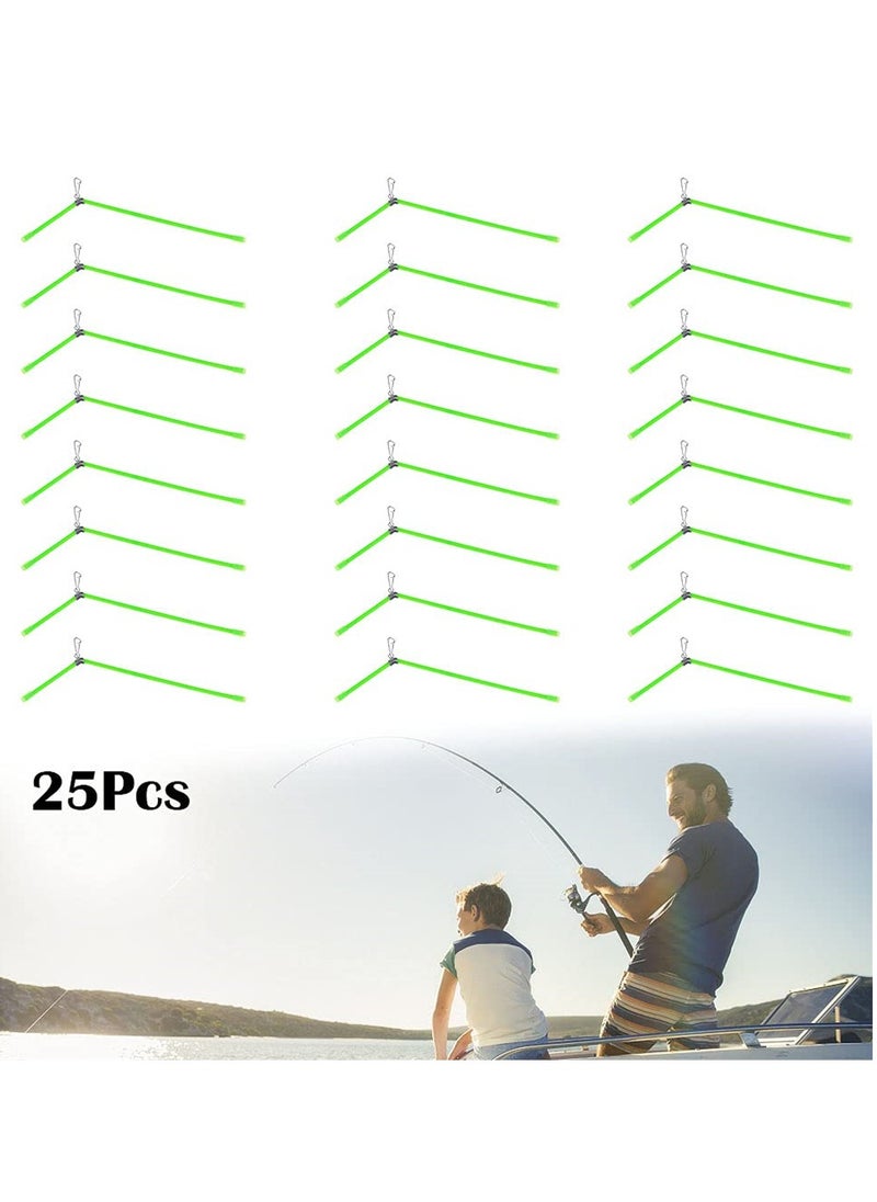 SYOSI 25 Pieces Fishing Balance Connector Fishing Anti Tangle Boom Fishing Accessories Hook Link PVC Connector Fishing Tackle Tubes, 22cm  - Image 2