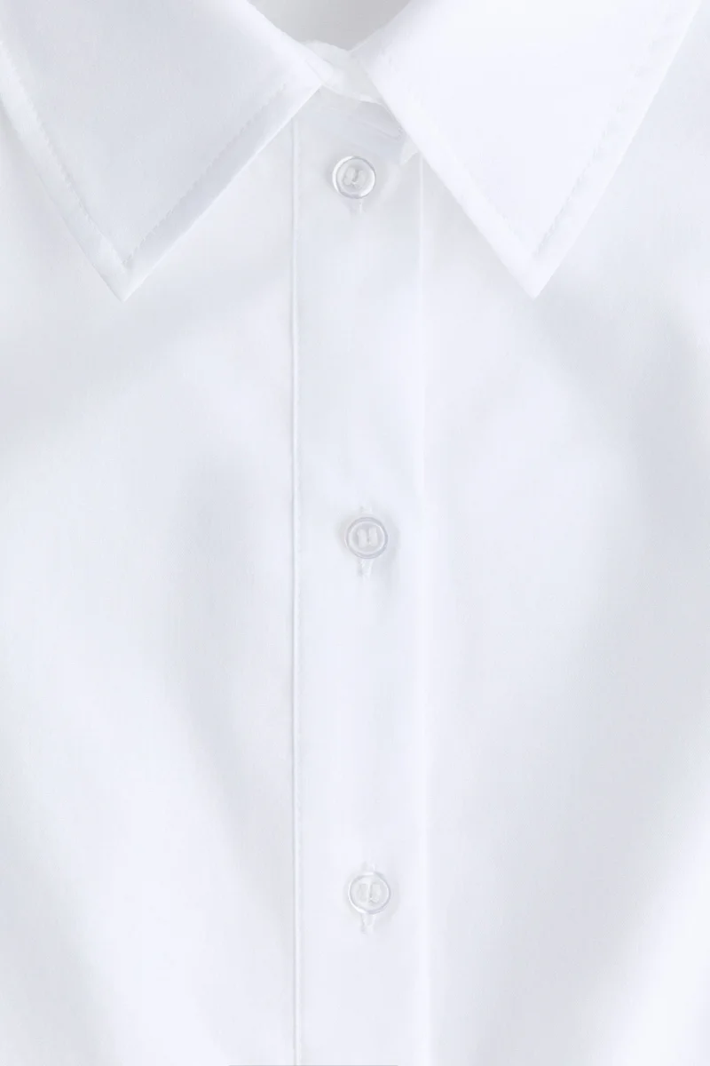 H&M Poplin peplum shirt