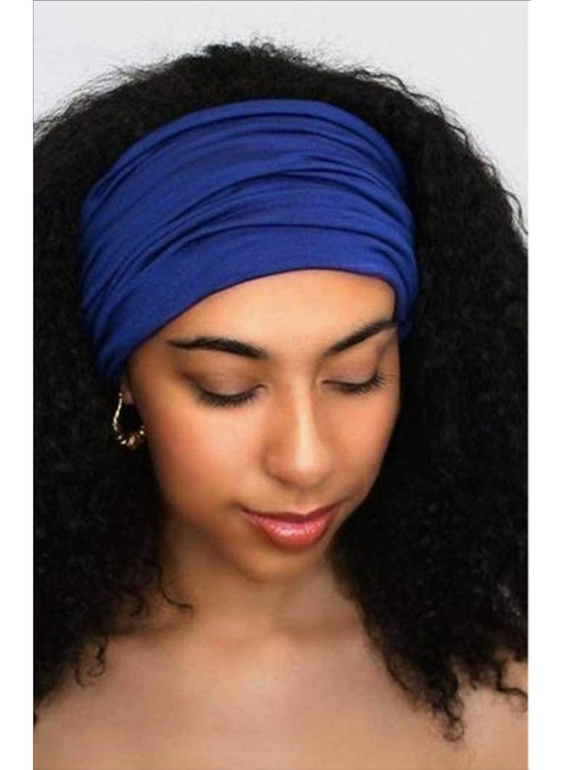 Women's Wide Stretch Non-Slip Turban Headbands for Sports & Workout, 6-Piece Set - Image 3