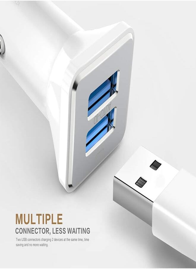 EMY - Emy MY-115 4.2A Car Charger with 2 Dual USB Ports - Fast Charging and Superior Performance - Image 1