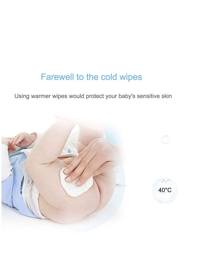 USB Baby Wipe Warmer 5V Portable USB Baby Infant Wet Wipes Warmer Bag Wet Wipes Container Box for Travel and On The Go Newborn Essentials Baby Must Haves Stuff - Image 2