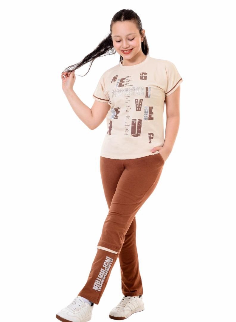 بيجامة اطفال بناتى قطن سن محير - Image 1