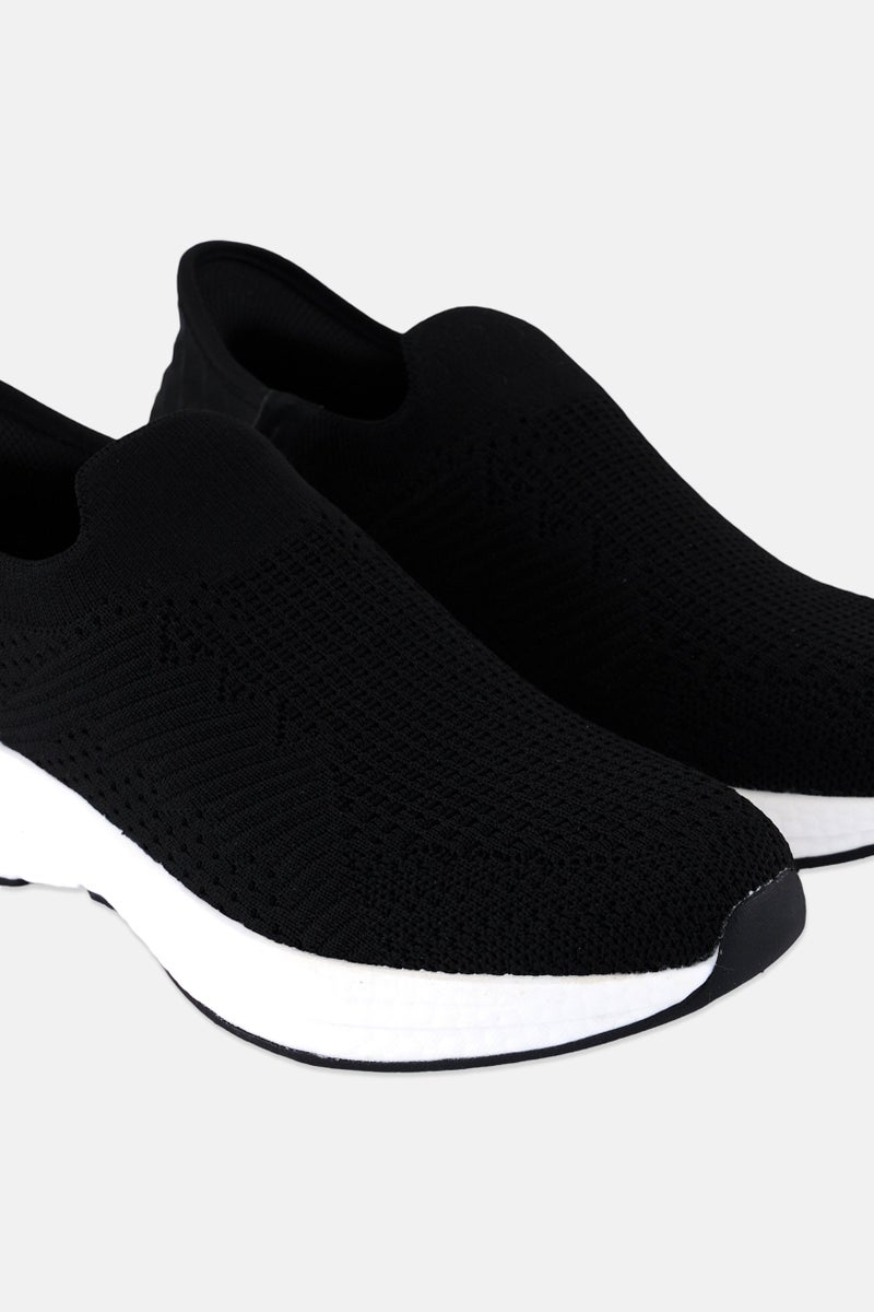 RBX Women Slip On Training Shoes, Black - Image 3