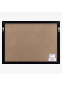 Navaris Framed Fabric Bulletin Board - 18 X 24 Inches Plush Jewelry Organizer Pinboard For Wall - Memory Memo Pin Board - Dark Gray With Black Frame  - Image 4