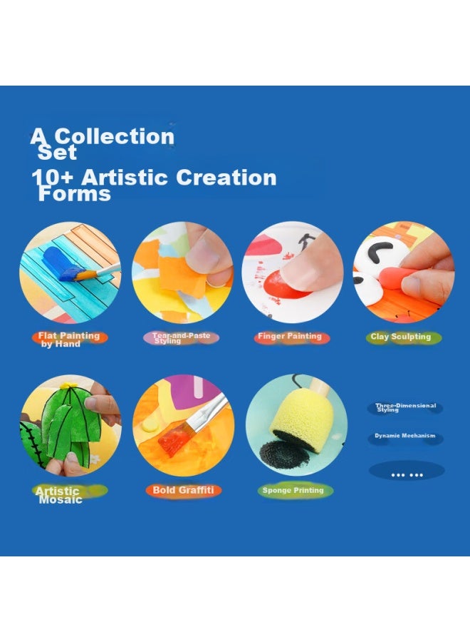 Toi Children's Art Advanced Creative Craft Box, Children's Diy Creation Material Kit, Medium Class Exploration Version - Image 2