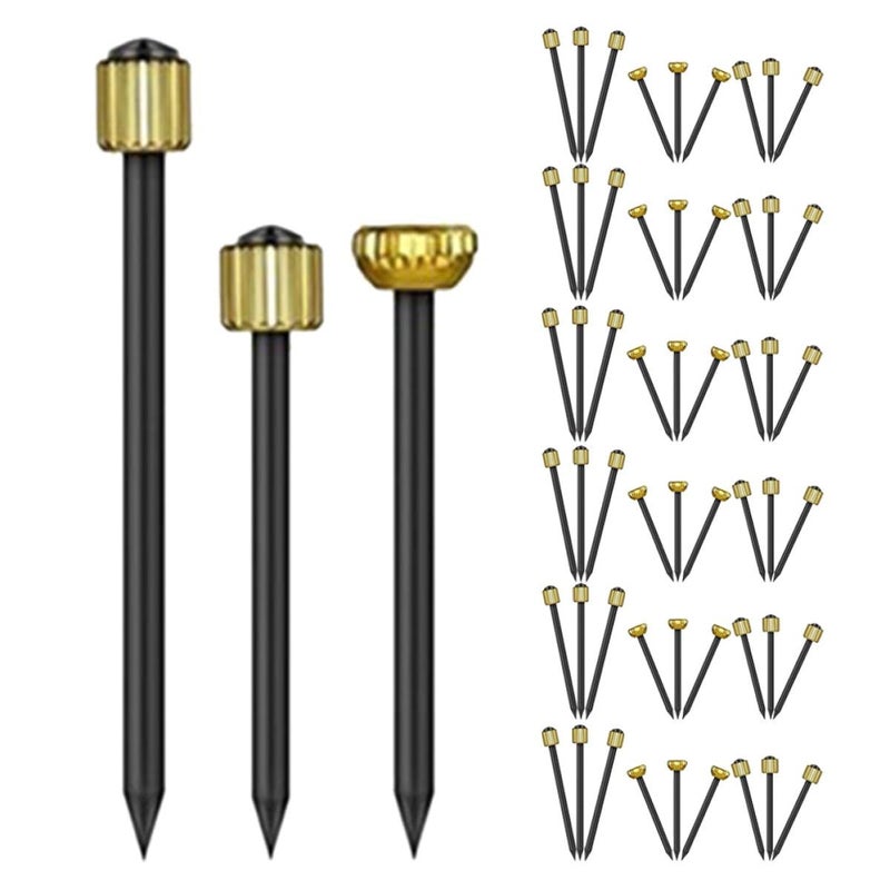 VALICLUD 90pcs Picture Nails and Push Pins 3 Sizes Wall Hanger Kit Home Decoration - Image 2