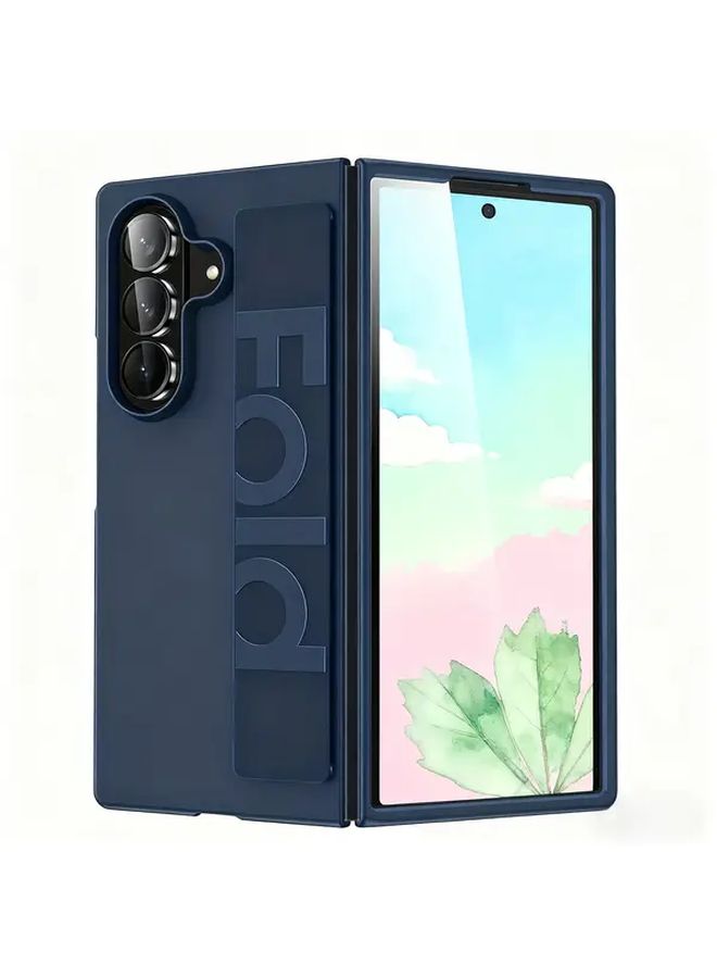 Black Samsung Galaxy Z Fold 6 Unique Folding Wristband Case Central Hinge Design - Image 5