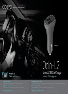 ODOYO PS163 CAR CHARGER 4.8A WITH 3 USB PORTS - pzsku/ZDA6097A2BFE01678BEA1Z/45/_/1670752085/4e759811-f339-4525-8b9a-4f0f32a5bfc0